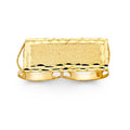 14K Yellow Gold Men's, Signet & Nugget Ring - RG1639