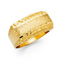 14K Yellow Gold Men's, Signet & Nugget Ring - RG1659