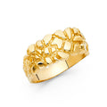14K Yellow Gold Men's, Signet & Nugget Ring - RG1669
