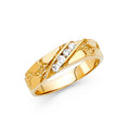 14K Yellow Gold Men's, Signet & Nugget Ring - RG1678