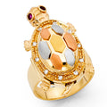 14K Yellow Gold Butterfly, Animal & Lucky Ring - RG1690