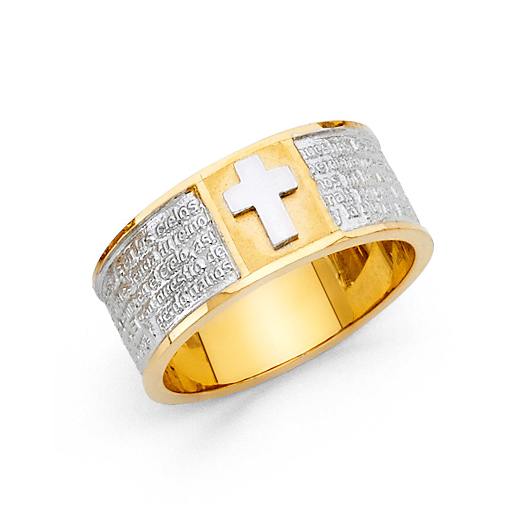 14K Yellow Gold Religious, 15 Años & Crown Ring - RG1733