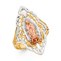14K Yellow Gold Religious, 15 Años & Crown Ring - RG1756