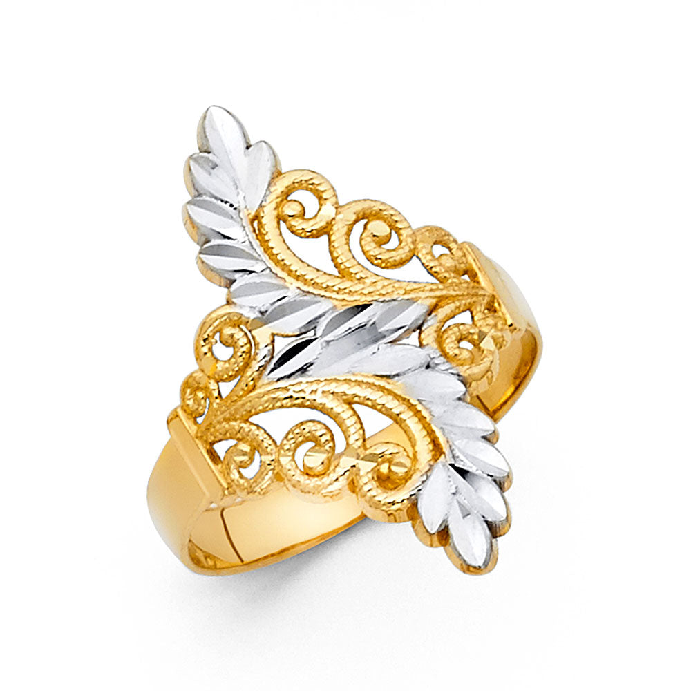 14K Yellow Gold Fancy Assorted & 7 Day Ring - RG1836