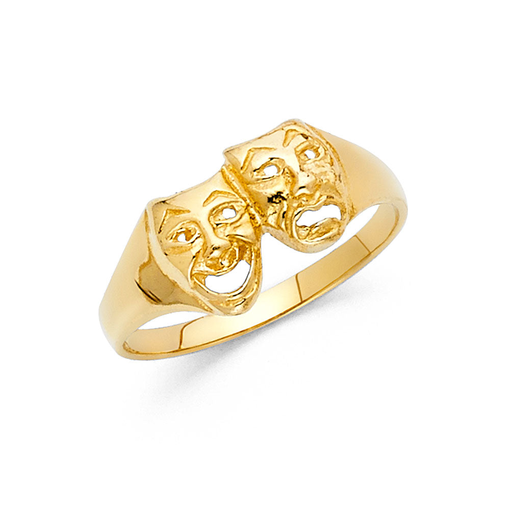 14K Yellow Gold Butterfly, Animal & Lucky Ring - RG1850