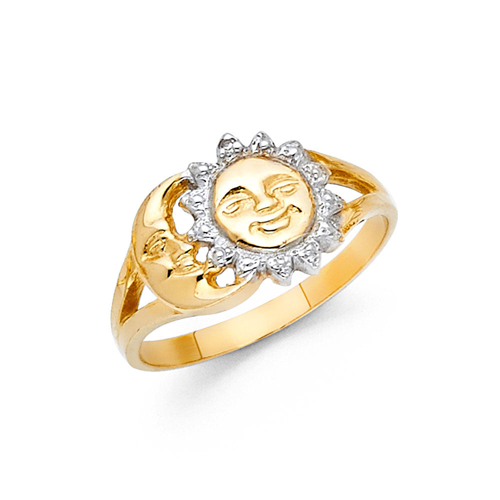 14K Yellow Gold Butterfly, Animal & Lucky Ring - RG1851