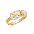 14K Yellow Gold Butterfly, Animal & Lucky Ring - RG1852