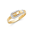 14K Yellow Gold Butterfly, Animal & Lucky Ring - RG1853