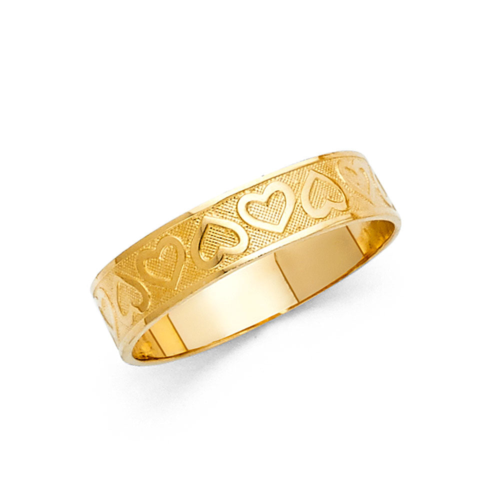 14K Yellow Gold Religious, 15 Años & Crown Ring - RG1856