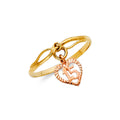 14K Yellow Gold Religious, 15 Años & Crown Ring - RG1939