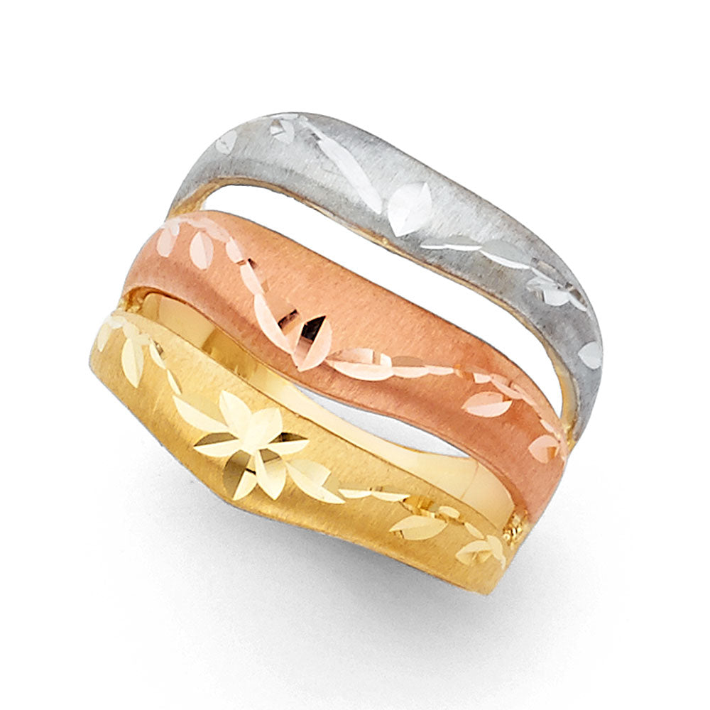 14K Yellow Gold Fancy Assorted & 7 Day Ring - RG1945