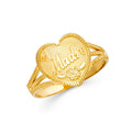 14K Yellow Gold Fancy CZ & Mother's Ring - RG1989