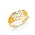 14K Yellow Gold Religious, 15 Años & Crown Ring - RG2007