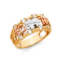 14K Yellow Gold Butterfly, Animal & Lucky Ring - RG2059