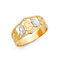 14K Yellow Gold Religious, 15 Años & Crown Ring - RG2062