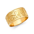 14K Yellow Gold Butterfly, Animal & Lucky Ring - RG2066