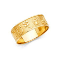 14K Yellow Gold Butterfly, Animal & Lucky Ring - RG2068