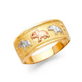 14K Yellow Gold Butterfly, Animal & Lucky Ring - RG2080