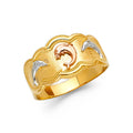 14K Yellow Gold Butterfly, Animal & Lucky Ring - RG2083