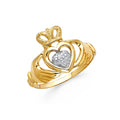 14K Yellow Gold Religious, 15 Años & Crown Ring - RG2130
