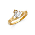 14K Yellow Gold Religious, 15 Años & Crown Ring - RG2133