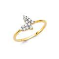 14K Yellow Gold Butterfly, Animal & Lucky Ring - RG2145