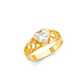 14K Yellow Gold Baby & Junior Ring - RG2273