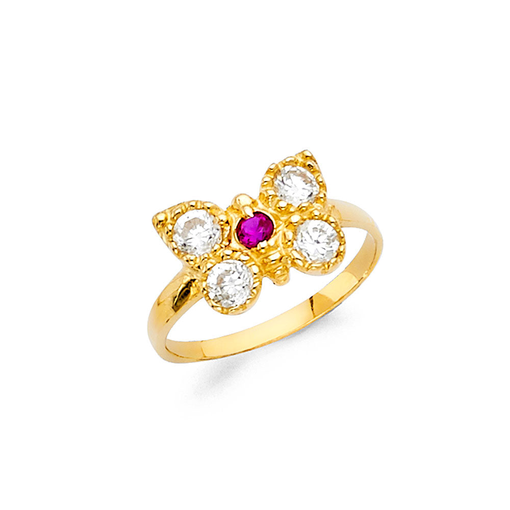 14K Yellow Gold Baby & Junior Ring - RG2277