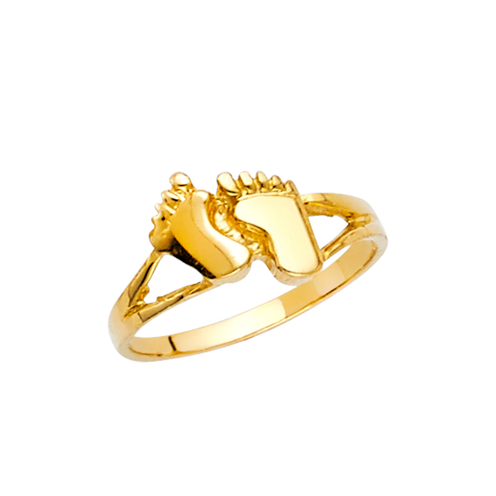 14K Yellow Gold Baby & Junior Ring - RG2292