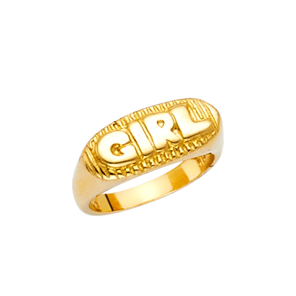 14K Yellow Gold Baby & Junior Ring - RG2293