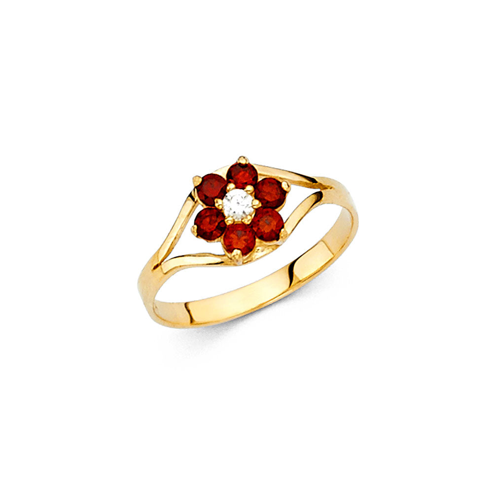 14K Yellow Gold Monthly & Zodiac Jewelry - RG2295