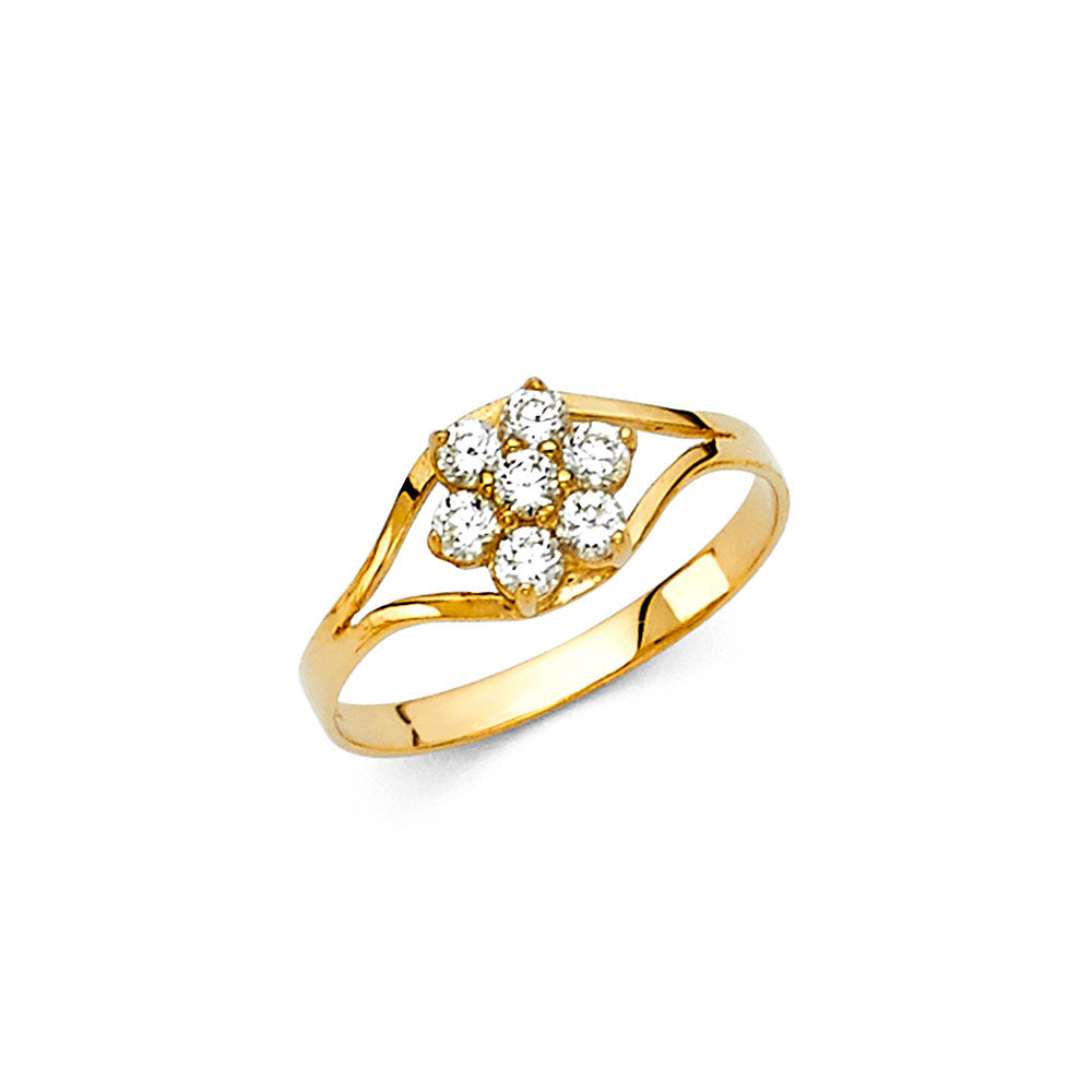 14K Yellow Gold Monthly & Zodiac Jewelry - RG2295 - Image 4