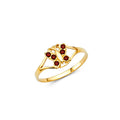 14K Yellow Gold Monthly & Zodiac Jewelry - RG2296