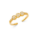 14K Yellow Gold Toe Ring - RG2306