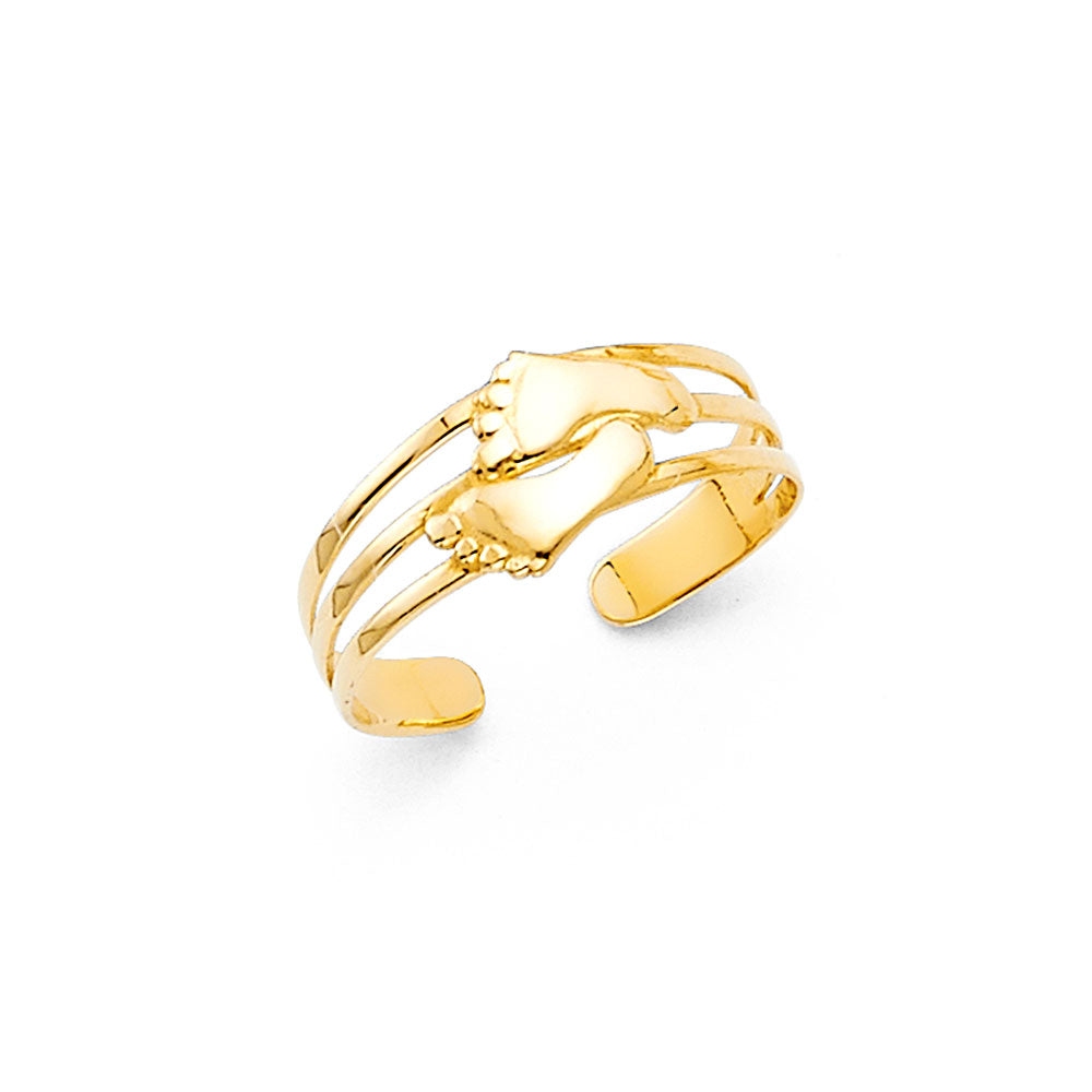 14K Yellow Gold Toe Ring - RG2313