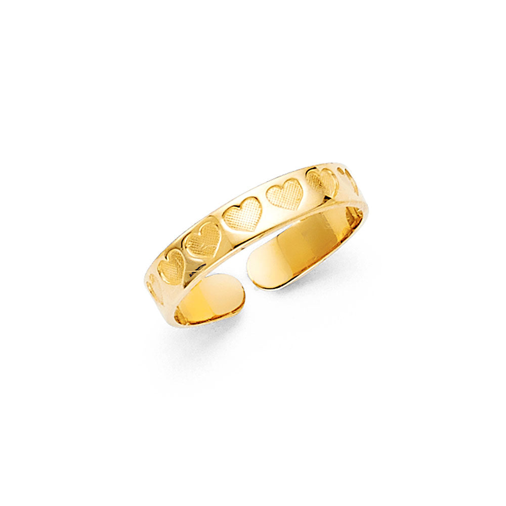 14K Yellow Gold Toe Ring - RG2316