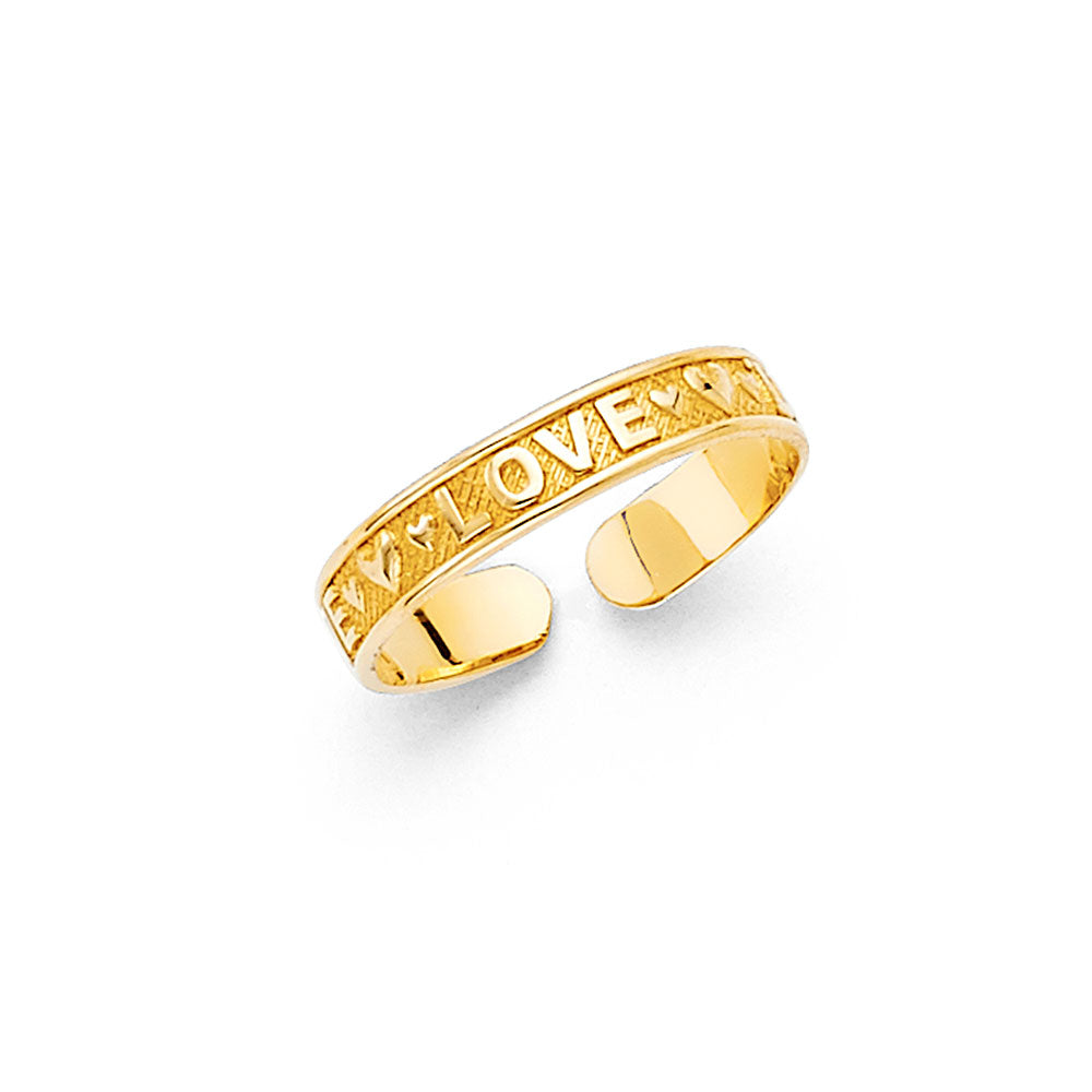 14K Yellow Gold Toe Ring - RG2317