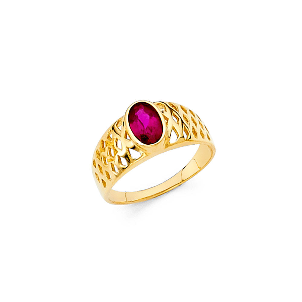 14K Yellow Gold Baby & Junior Ring - RG2327