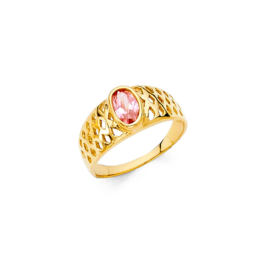 14K Yellow Gold Baby & Junior Ring - RG2329