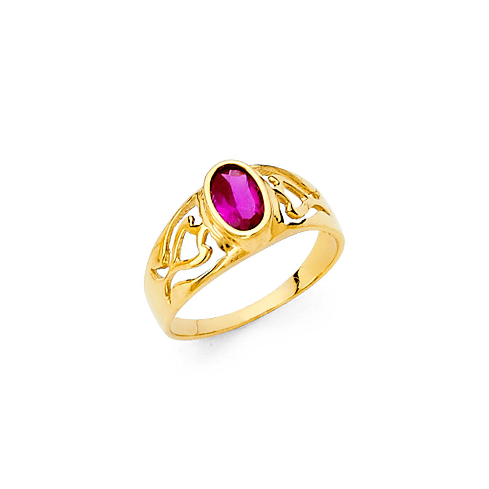 14K Yellow Gold Baby & Junior Ring - RG2331