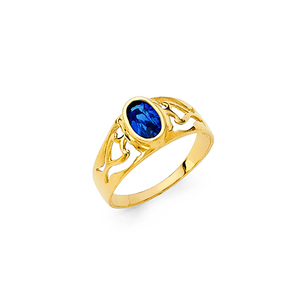 14K Yellow Gold Baby & Junior Ring - RG2332