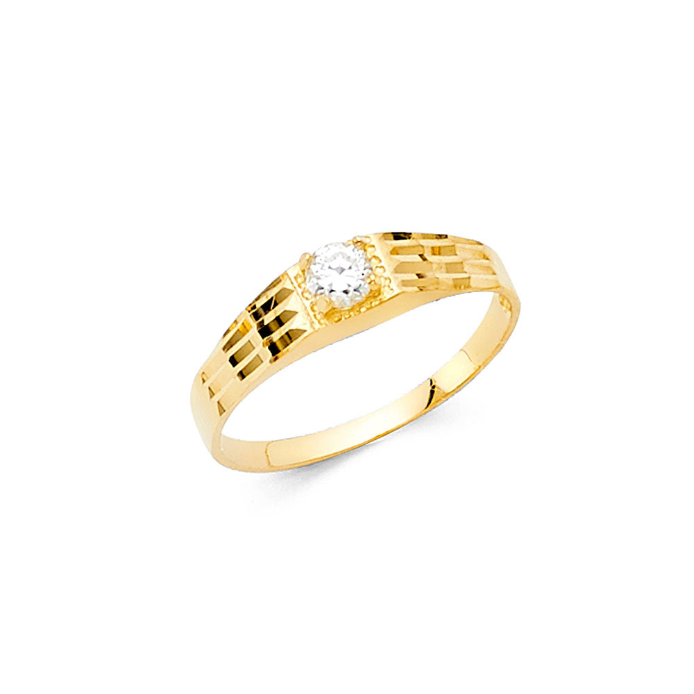 14K Yellow Gold Baby & Junior Ring - RG2336