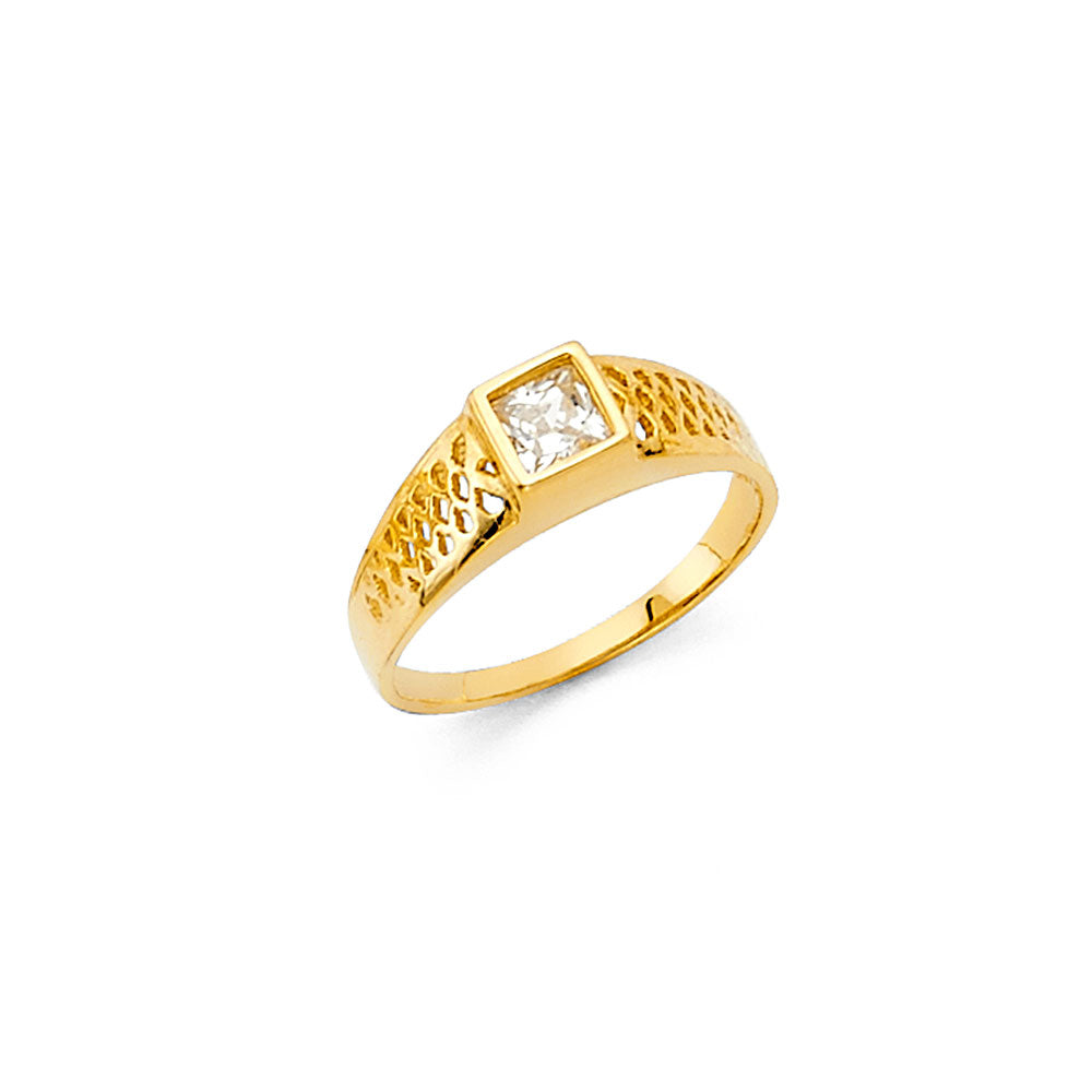 14K Yellow Gold Baby & Junior Ring - RG2341