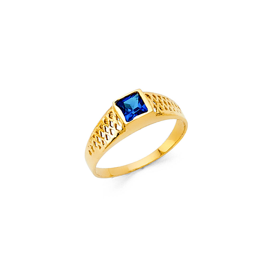 14K Yellow Gold Baby & Junior Ring - RG2343
