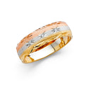 14K Yellow Gold CZ Trio Set - RG2373