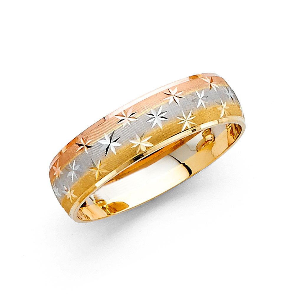 14K Yellow Gold CZ Trio Set - RG2375