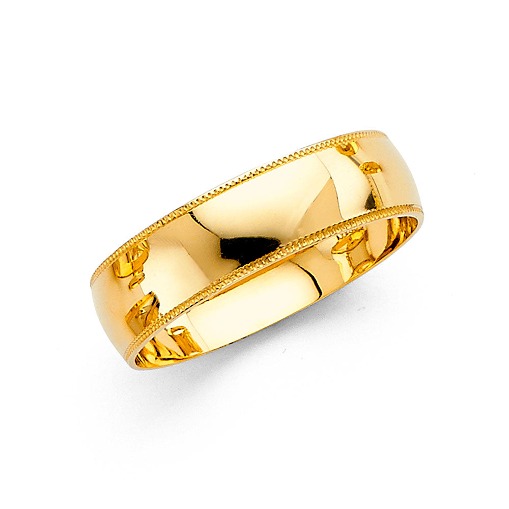 14K Yellow Gold CZ Trio Set 6mm - RG2385