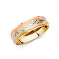 14K Yellow Gold CZ Trio Set - RG2398