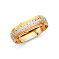 14K Yellow Gold CZ Trio Set - RG2401