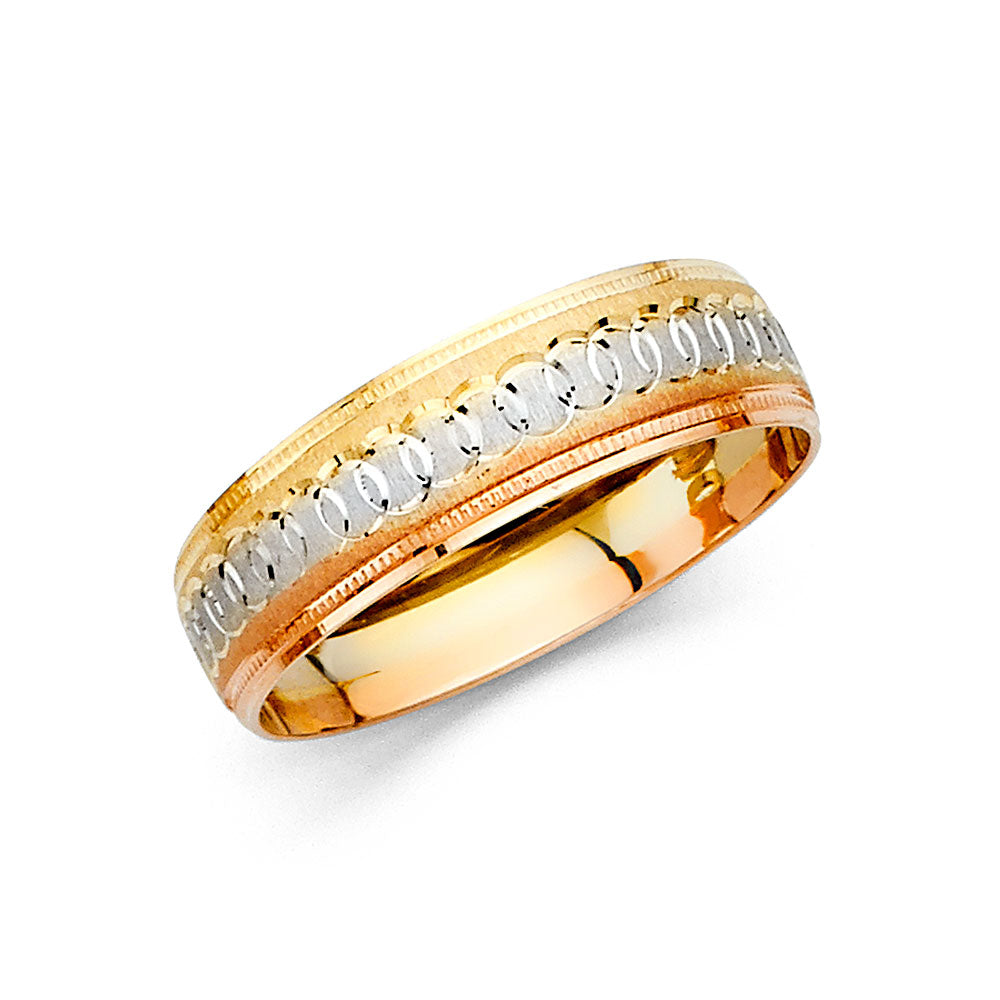 14K Yellow Gold CZ Trio Set - RG2401